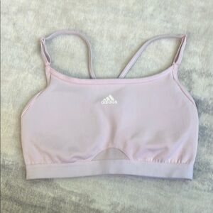 Adidas Pink Racerback Sports Bra
